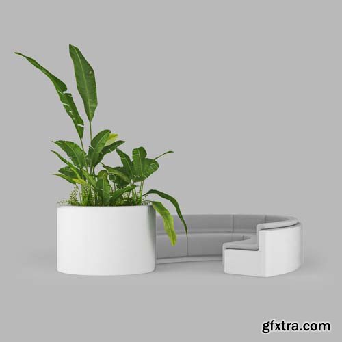 Cgtrader - Flowerbed 3D model