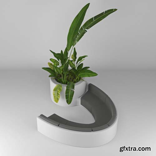 Cgtrader - Flowerbed 3D model