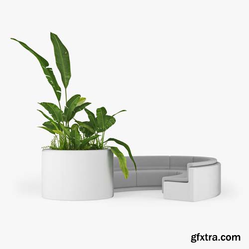 Cgtrader - Flowerbed 3D model