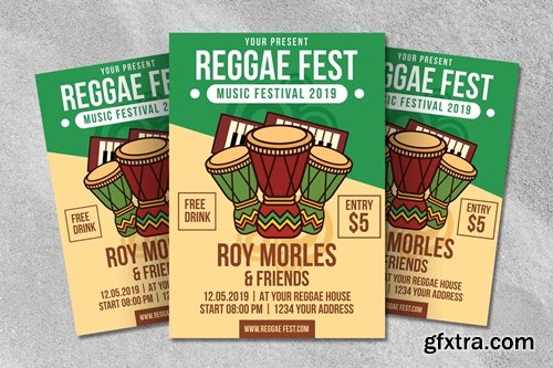 Reggae Fest Flyer Template