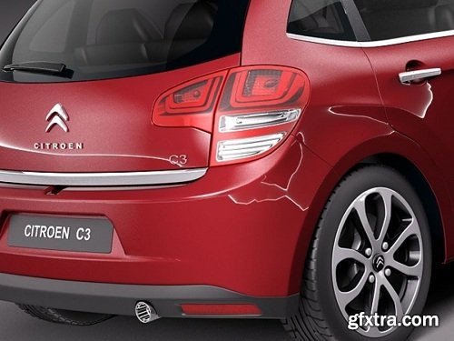 Citroen C3 2013 3D Model