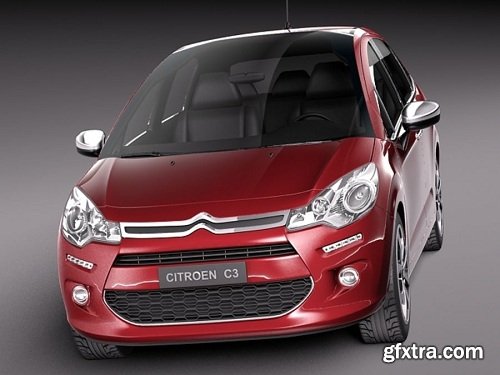 Citroen C3 2013 3D Model