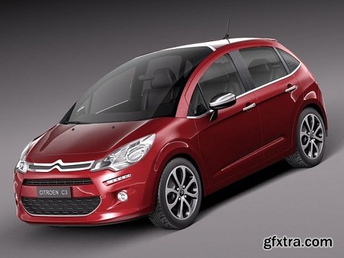 Citroen C3 2013 3D Model