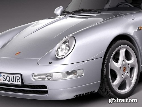 Porsche 911 993 Carrera 1994-1997 3D Model