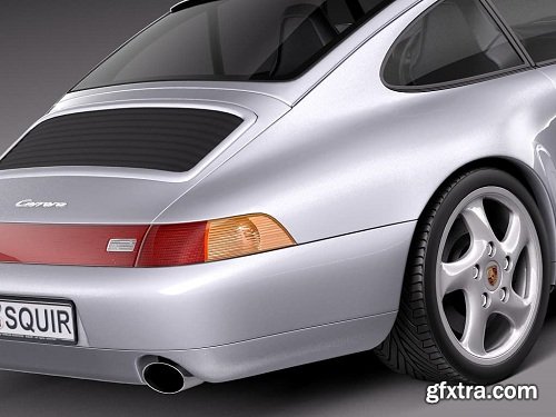 Porsche 911 993 Carrera 1994-1997 3D Model