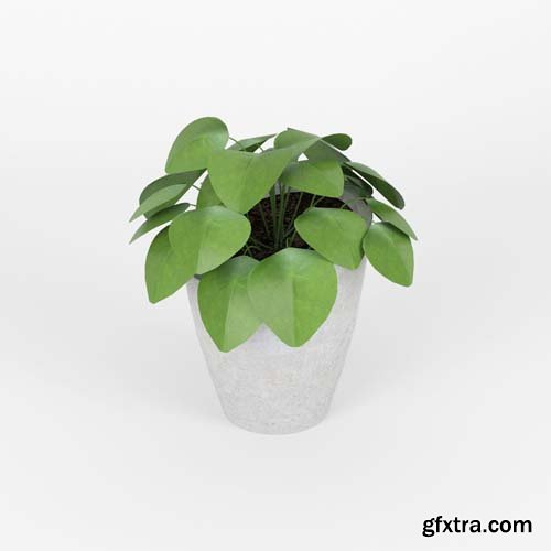 Cgtrader - Square Planters 3D model