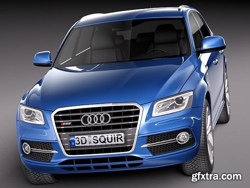 Audi SQ5 2013 3d Model