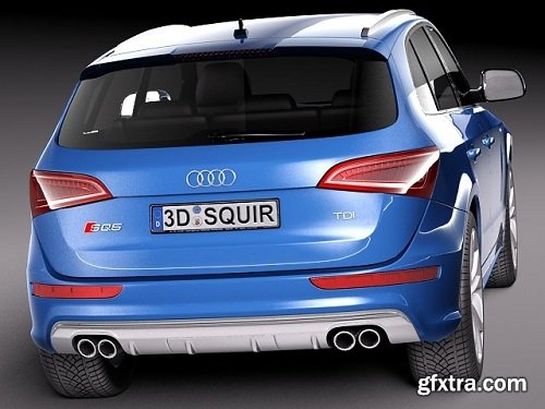 Audi SQ5 2013 3d Model