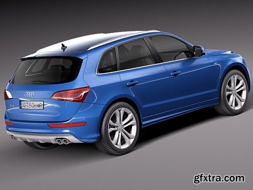 Audi SQ5 2013 3d Model