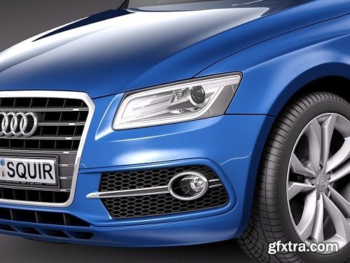 Audi SQ5 2013 3d Model