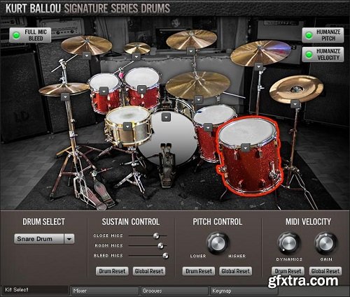 Room Sound Kurt Ballou Signature Series Drums KONTAKT-AwZ