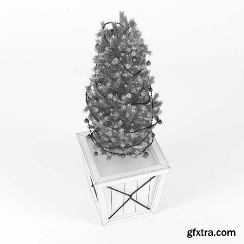 Cgtrader - Christmas tree 03 3D model