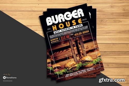 Burger Restaurant Flyer vol.02