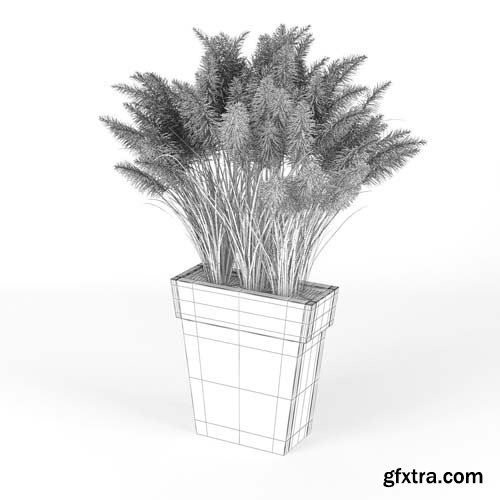 Cgtrader - IL VASO OUTDOOR PLANTER orange 3D model