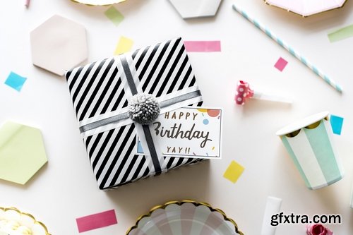 Gift and Birthday Card Mockup