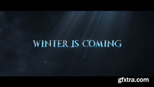 MotionArray Throne Games Trailer, Freezing Text 227346