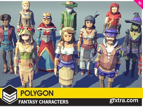 POLYGON - Fantasy Characters