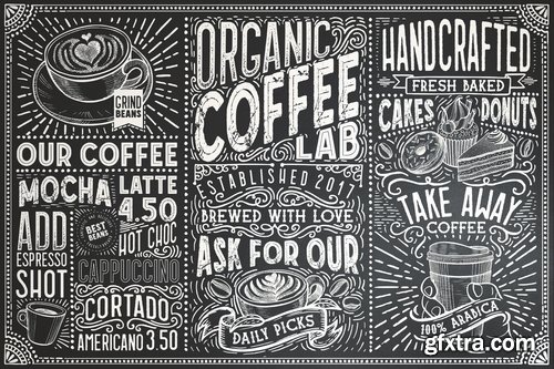 CM - 15 Fonts Coffee Lab Collection 3753332