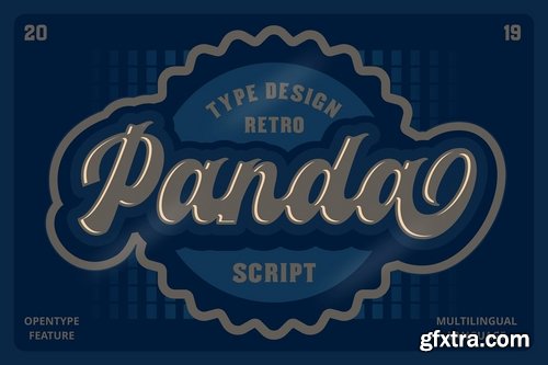 CM - Panda Script Font 3755503