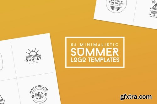 Minimal Summer Logo Templates