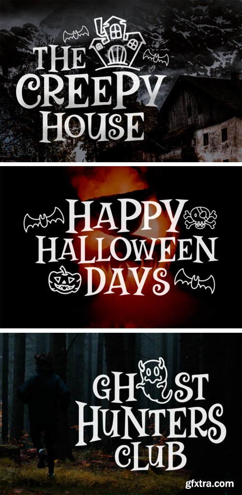 The Creepy House Font