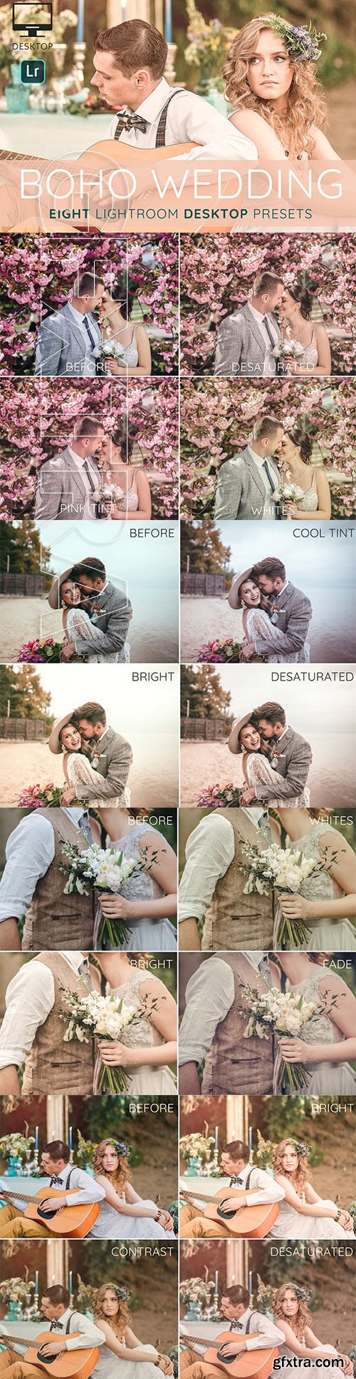 CreativeMarket - Boho wedding Lightroom presets 3749047