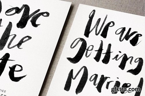 Hand Drawn Calligraphy Wedding Package