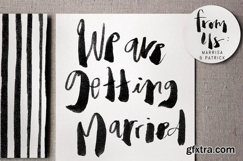 Hand Drawn Calligraphy Wedding Package