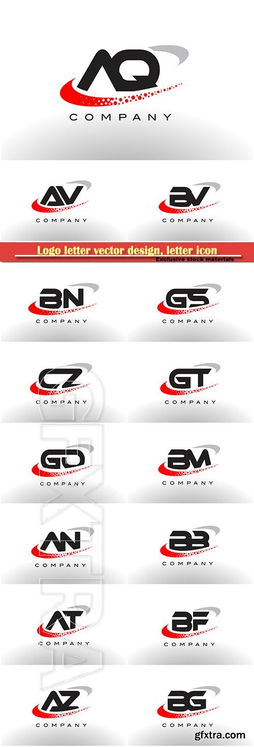 Logo letter vector design, letter icon # 2