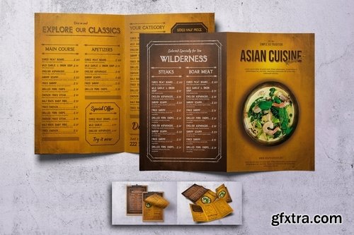 Asian Cuisine Food Menu Bundle