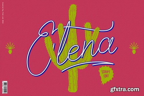 Elena Script Font Family