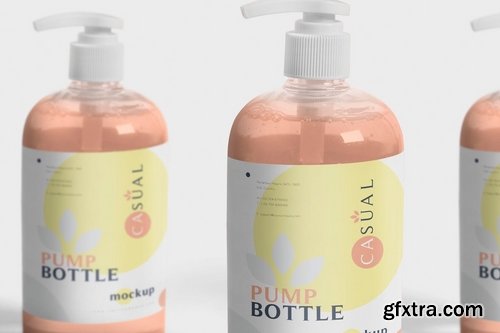 Dispenser Pump Bottle Mockup