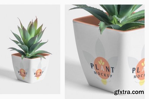 Flower Pot Mockup