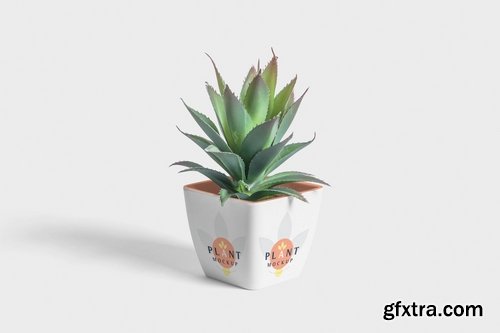 Flower Pot Mockup