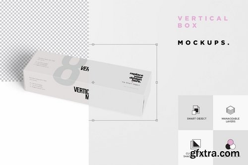 Vertical Box Mockups