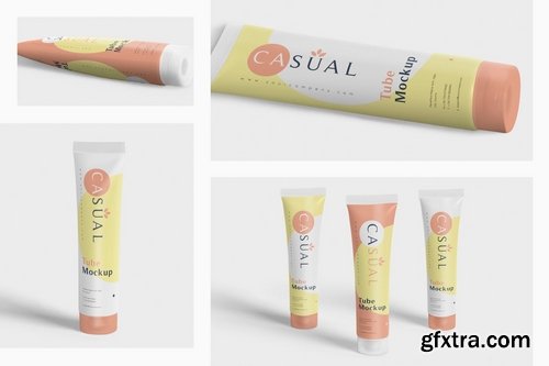 Tube Packaging Mockups