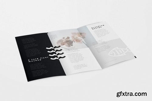 Tri-Fold Flyer Mockups