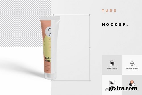 Tube Packaging Mockups