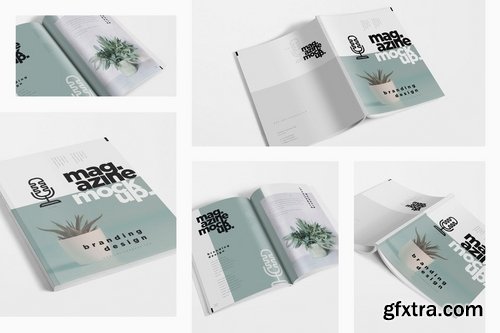 US Letter Size Magazine Mockups