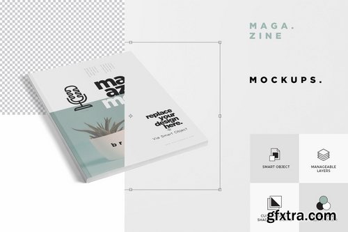 US Letter Size Magazine Mockups