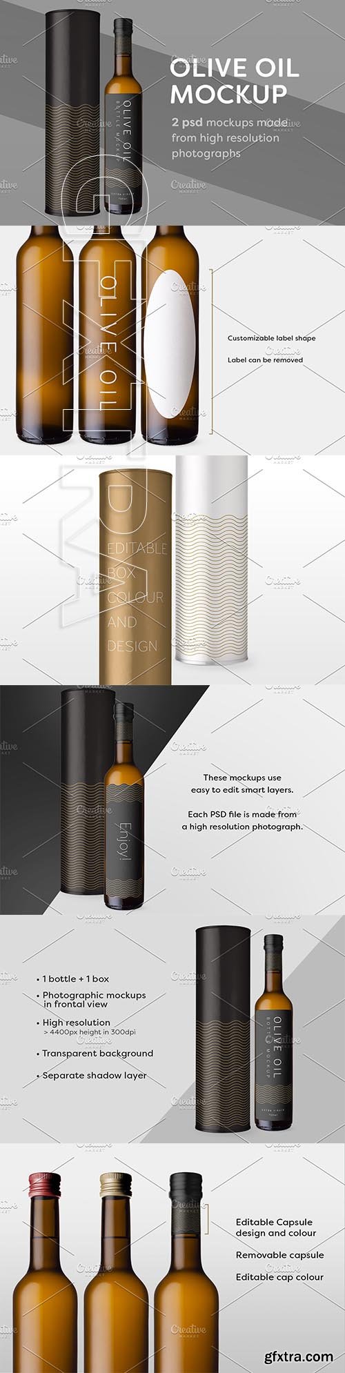 CreativeMarket - Olive Oil Bottle Mockup 2 3577700