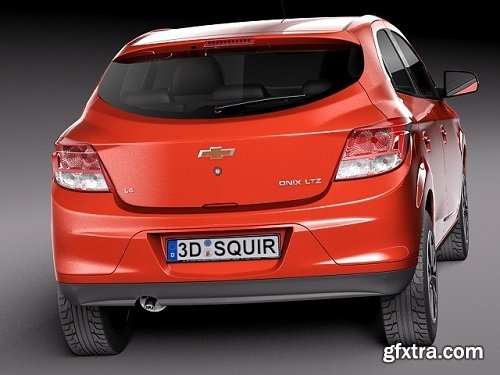 Chevrolet Onix 2013 3D Model