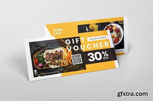 Restaurant AI and PSD Gift Voucher