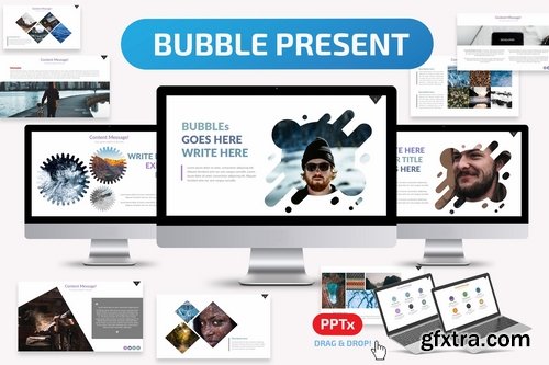 Bubble Powerpoint and Keynote Templates