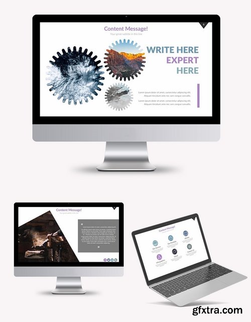 Bubble Powerpoint and Keynote Templates