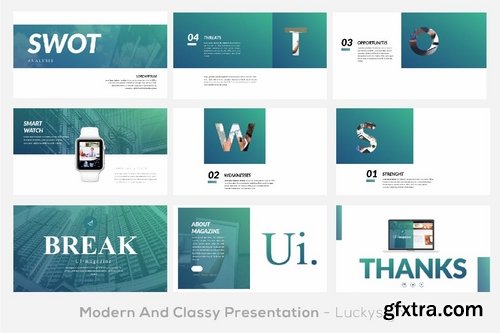 Ui Magazine - Powerpoint Google Slides and Keynote Templates