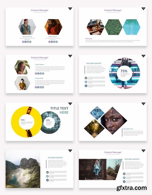 Bubble Powerpoint and Keynote Templates