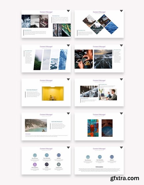 Bubble Powerpoint and Keynote Templates