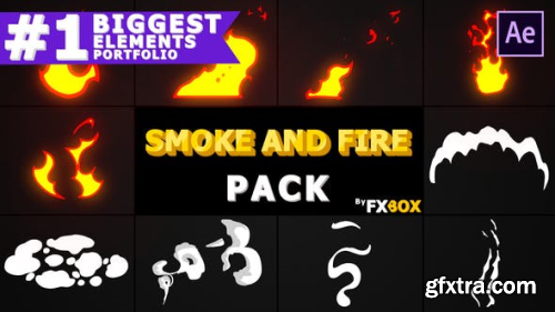 VideoHive Smoke And Fire Elements | After Effects 23742325