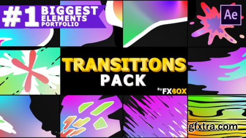 VideoHive Gradient Transitions | After Effects 23784867